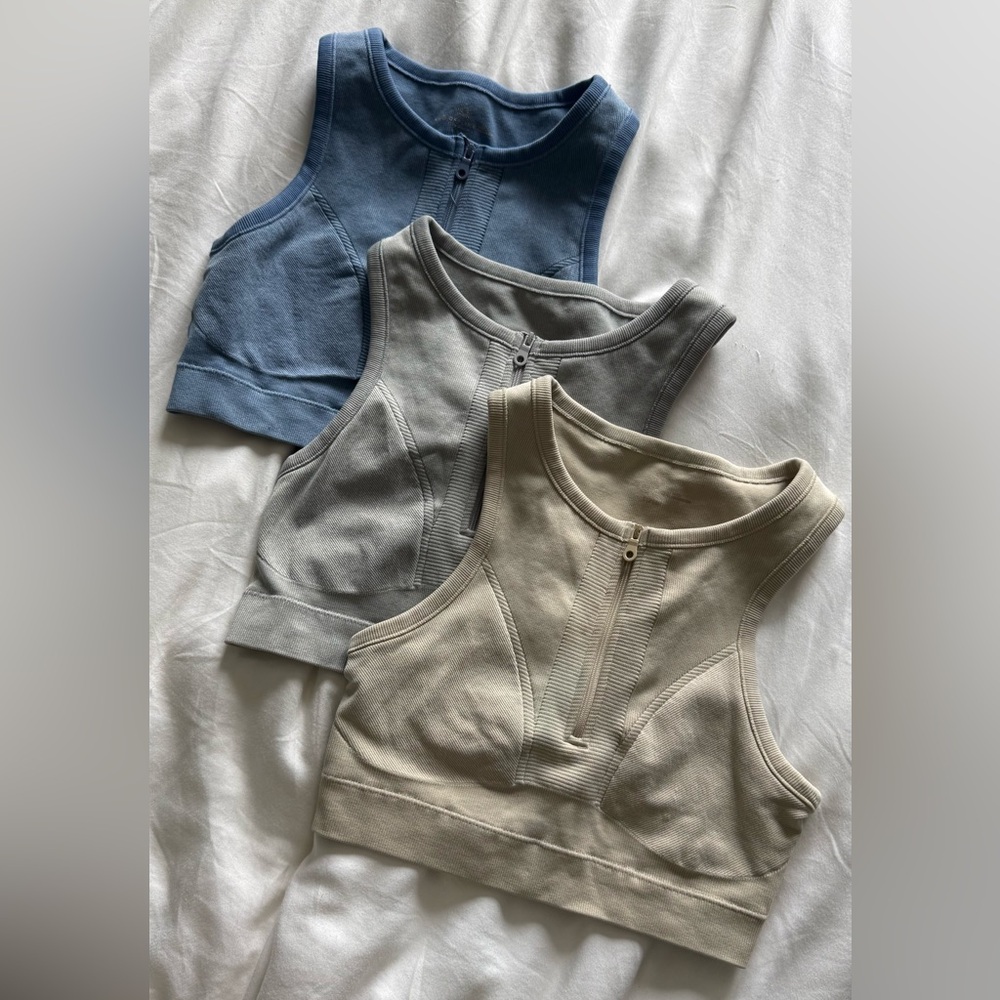 Lot of 3 Offline by Aerie Sleeveless Crop Tank Top